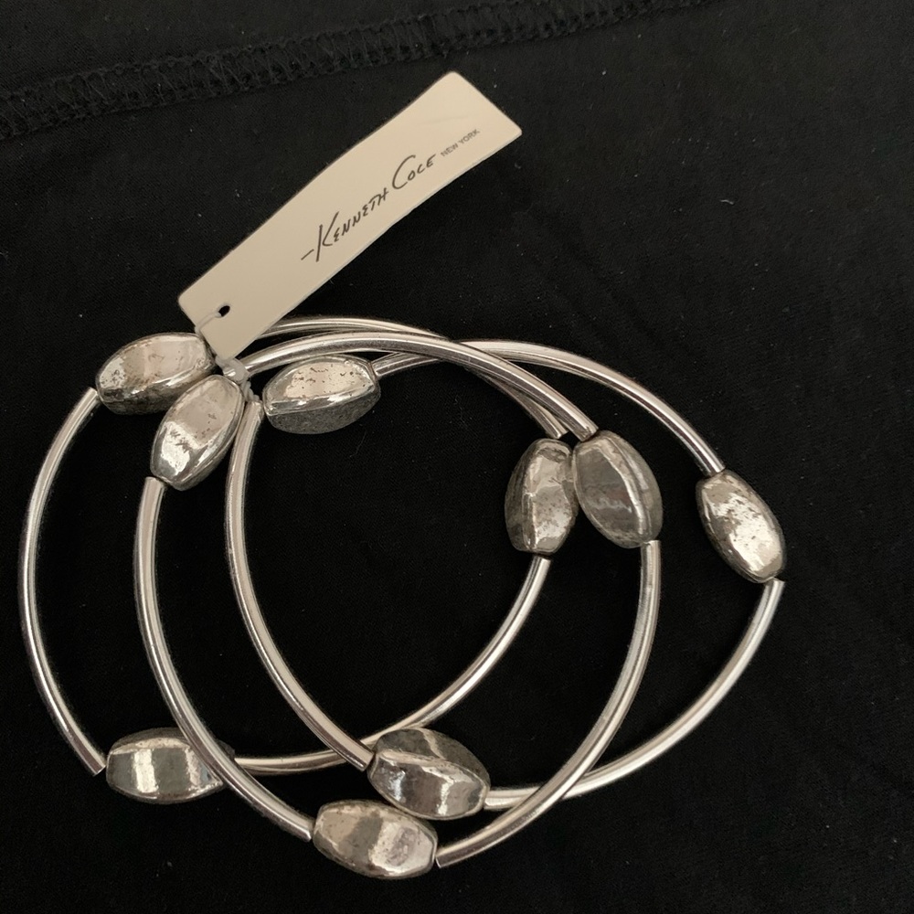 Silver Kenneth Cole custom bracelet